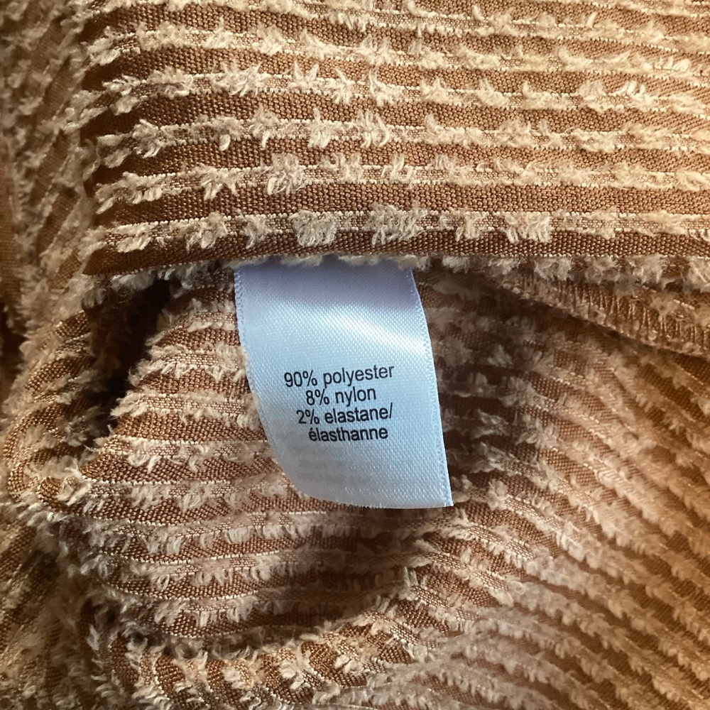 Maurices Tan Corduroy Button Down Lightweight Shacket, Size‎ XL - Picture 5 of 9